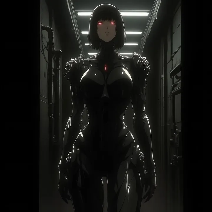 Sample of the Dark Art Style LoRA