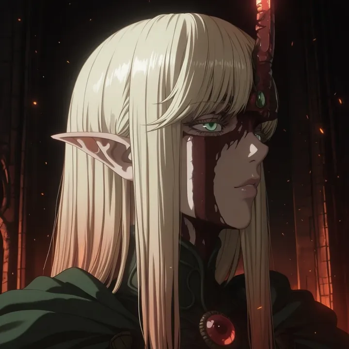 Sample of the Dark Art Style LoRA