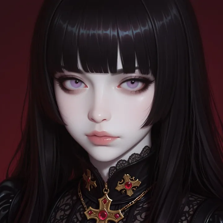 Sample of the MoriiMee Gothic Niji LoRA