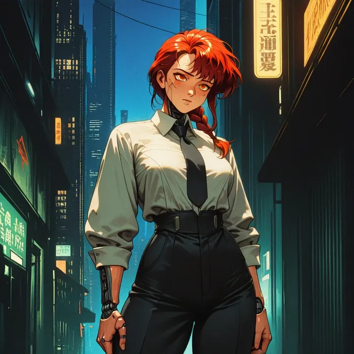 Sample of the Retro Sci-fi 90's an LoRA