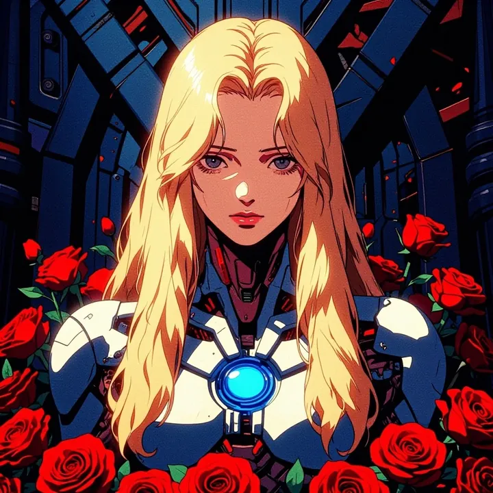 Sample of the Retro Sci-fi 90's an LoRA